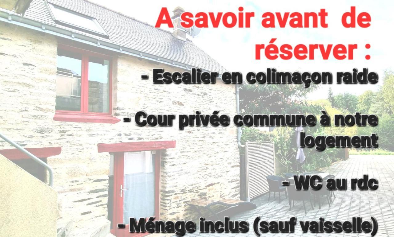 Gîte - Et à côté coule une rivière Josselin Extérieur photo